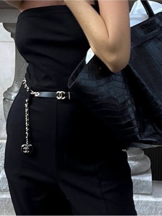 CHANEL Accessories - Chanel Heart Waist Belt